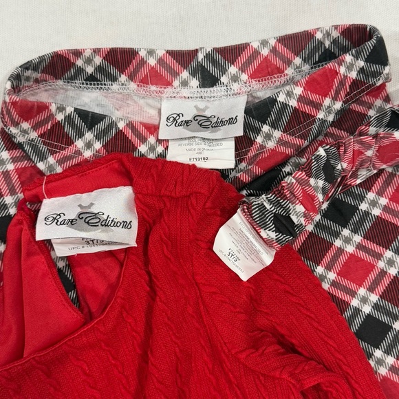❤️4 for $20❤️ Rare Editions Toddler Girl 3 Piece Set/leggings & Headband Size 3T - Picture 15 of 16